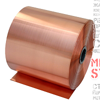 Лента медная 0.5х300 мяг, марка М1 купить Мариуполь